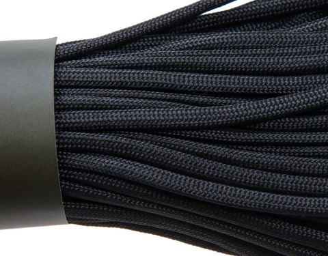 Badger Outdoor 550 Linka spadochronowa Paracord Black 30m