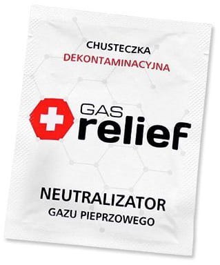 Gas Relief Chusteczka dekontaminacyjna czyszcząco - kojąca