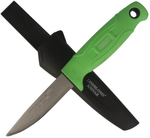 Lindbloms Knivar Craftman Green Stainless 95mm Nóż survivalowy