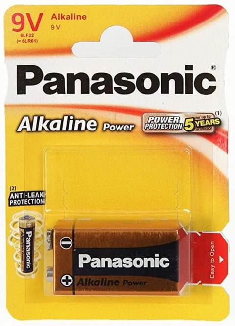 Panasonic 9V 6LR6 Bateria