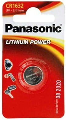 Panasonic CR1632 3V Bateria