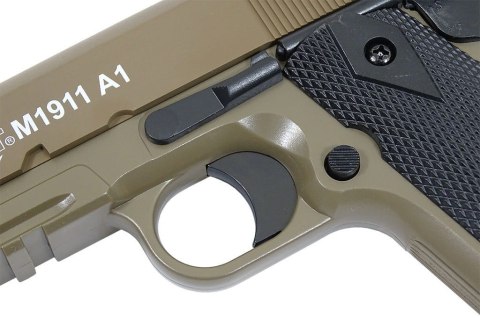 Cybergun Pistolet ASG Colt 1911A1 HPA Metal Side Tan 180126