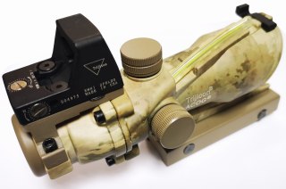 Luneta typu ACOG 4x z kolimatorem typu RMR - multicam- green