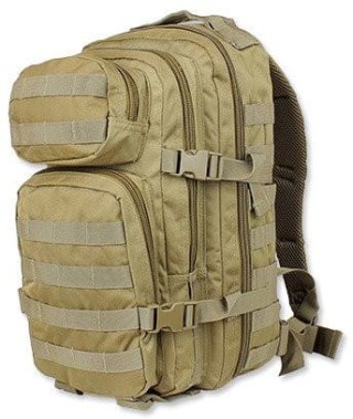 Mil-Tec Plecak 20L Small Assault Pack Coyote Brown 14002005