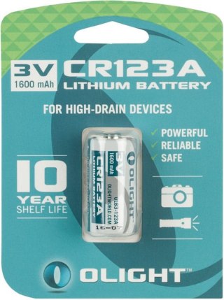 Olight Bateria CR123 1600mAh Li-Fe