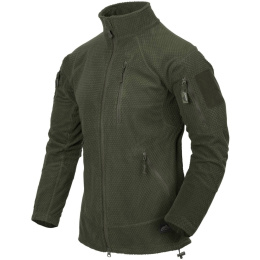 Helikon Bluza ALPHA Tactical Grid Fleece Olive Green BL-ALT-FG-02