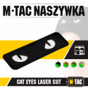 M-Tac Naszywka Cat Eyes Laser Cut Kocie oczy Black/GID