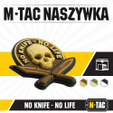 M-Tac Naszywka No Knife - No Life 3D PVC Coyote