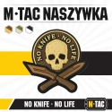 M-Tac Naszywka No Knife - No Life 3D PVC Coyote