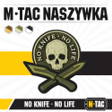 M-Tac Naszywka No Knife - No Life 3D PVC Olive