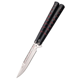 Third Nóż motylkowy Black/Red Stainless 16071R