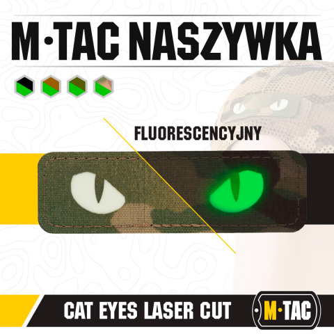 M-Tac Naszywka Cat Eyes Laser Cut Kocie oczy Multicam/GID