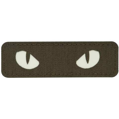 M-Tac Naszywka Cat Eyes Laser Cut Kocie oczy Ranger Green/GID