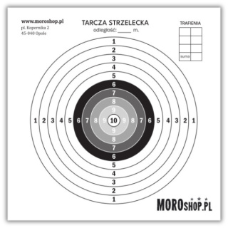 TM Tarcze strzeleckie duże 50x50 cm 10szt