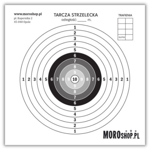 TM Tarcze strzeleckie duże 50x50 cm 10szt