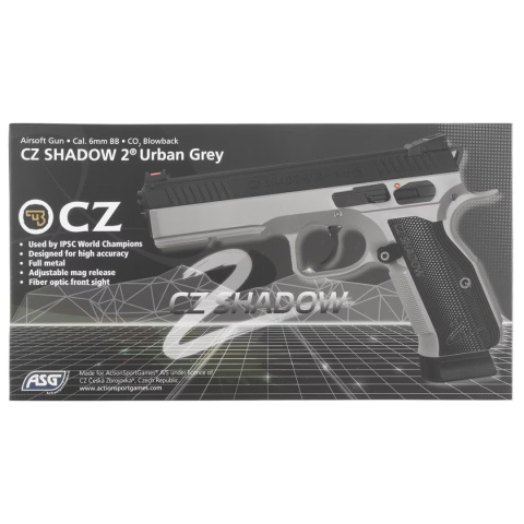 ASG CZ Shadow 2 Urban Grey GBB Replika ASG 19673