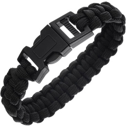 Badger Outdoor Bransoletka Paracord 550 Black