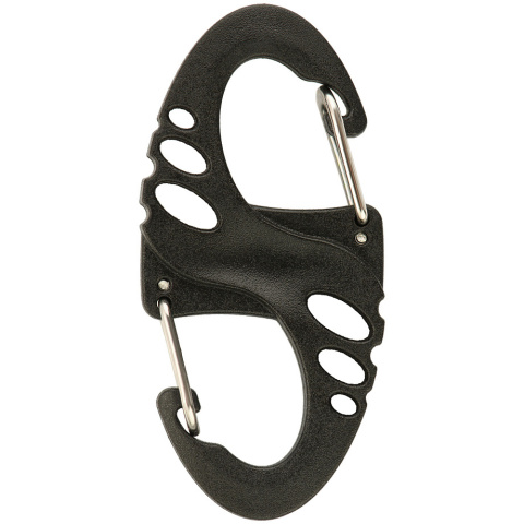 M-Tac Karabińczyk S-Hook plastikowy Black