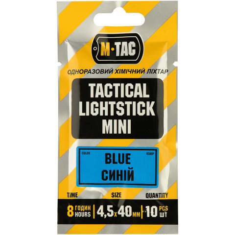 M-Tac Oświetlenie chemiczne Lightstick Mini 10szt Blue