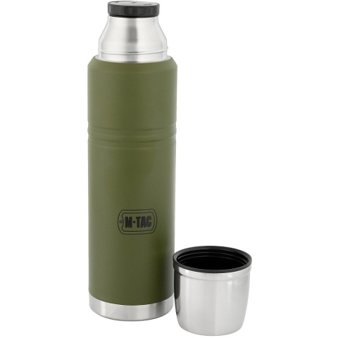 M-Tac Termos 1000ml Olive Stal nierdzewna