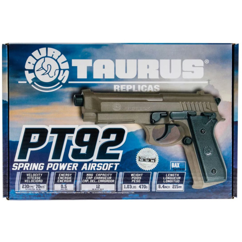 Cybergun Taurus PT92 Metal Slide Tan 210117