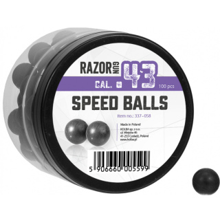 RazorGun Kule gumowe Speed Balls .43 100 szt