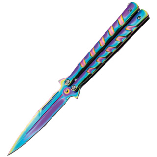 Third Nóż motylkowy Rainbow Stainless 420 16100W