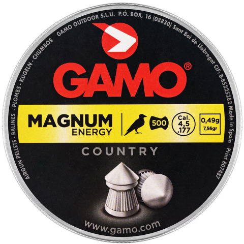 Gamo Śrut Magnum X Tin 4,5mm 500szt