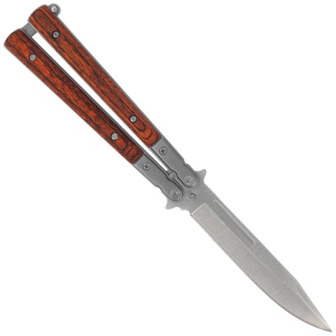 Martinez Albainox Red Micarta Satin Nóż motylkowy 02071