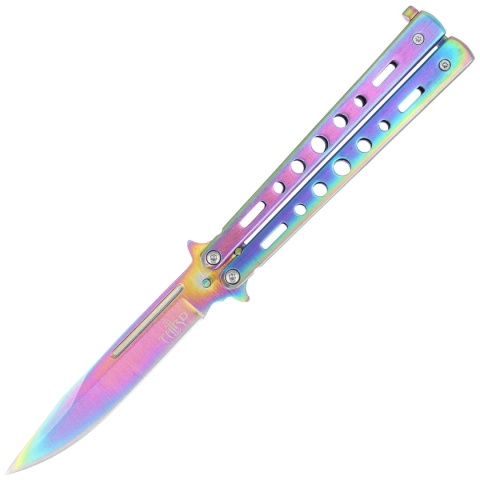 Third Nóż motylkowy Rainbow K2099