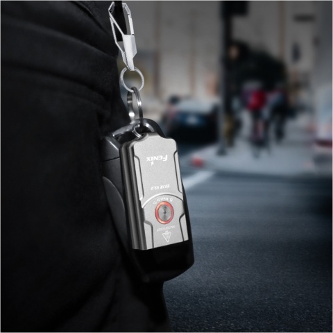 Fenix E03R V2.0 Szara Latarka akumulatorowa LED 500lm