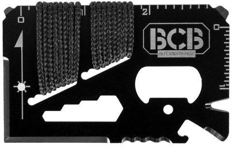 BCB Karta surwiwalowa Mini Work Tool Black CM024B