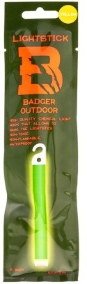 Badger Outdoor Lightstick Światło chemiczne 15cm Żółte