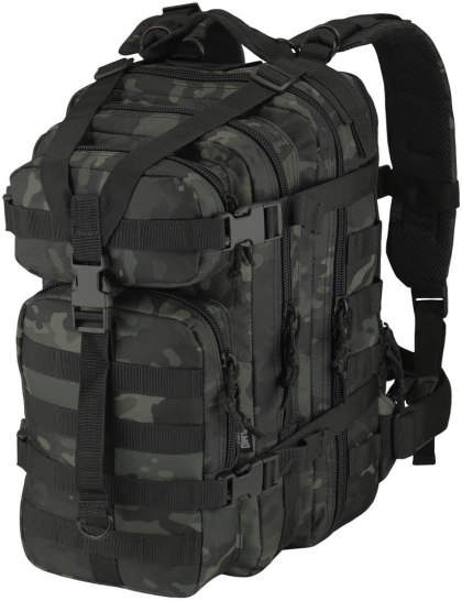 CAMO Plecak taktyczny ASSAULT 25L Multicam Black