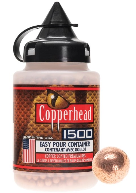 Crosman Śrut stalowy BB Cooperhead 1500szt 4,5mm