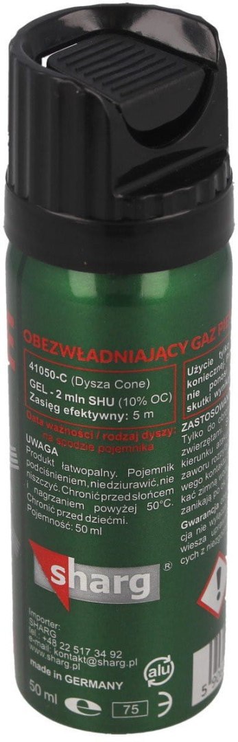 Defense Nato Gel 2mln SHU 50ml Cone Gaz pieprzowy w żelu 41050-C