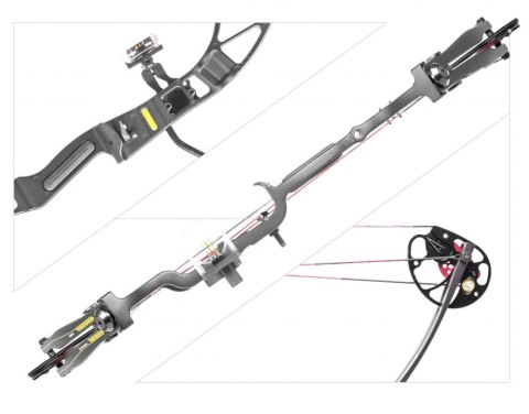 Poe Lang EK REX QUAD 15-55lb 28" Łuk bloczkowy CO-029B