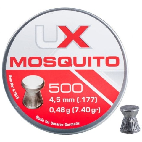 Umarex Śrut Mosquito Ribbed 4.5mm 0,48g 500szt 4.1915