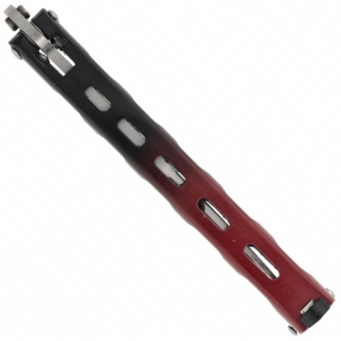 Joker JKR595 Nóż motylkowy czarno-czerwony