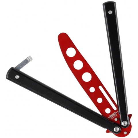 Joker JKR830 Nóż motylkowy treningowy czarno-czerwony