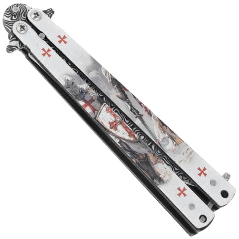 Martinez Albainox 3D Design White Templar Nóż motylkowy 02268