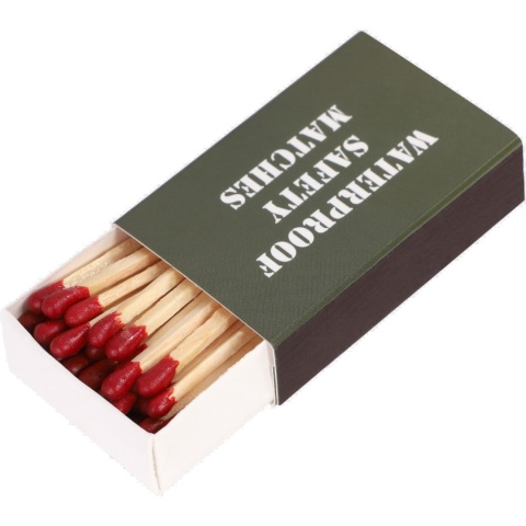 Mil-Tec Zapałki sztormowe impregnowane parafiną 38szt