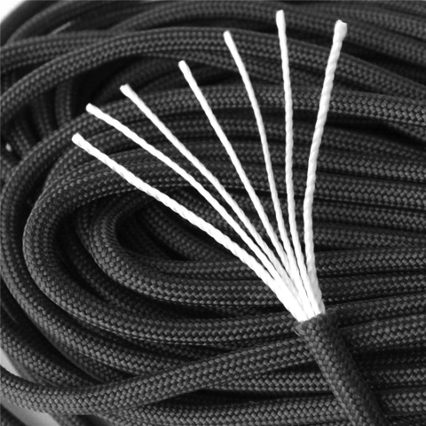 BSH Adventure Linka paracord Premium 30m Black BR-006B