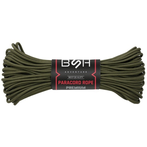 BSH Adventure Linka paracord Premium 30m Olive BR-006A