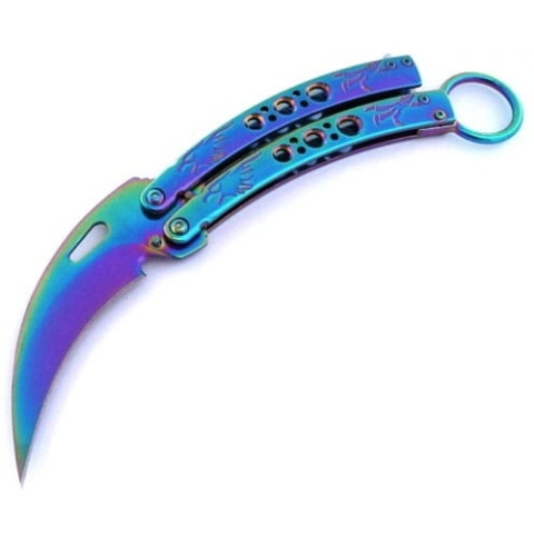 BSH Adventure Nóż motylkowy karambit N-499B
