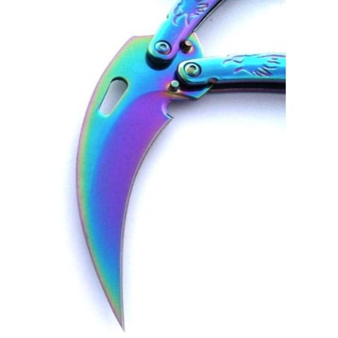 BSH Adventure Nóż motylkowy karambit N-499B