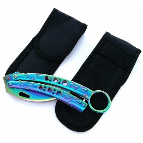 BSH Adventure Nóż motylkowy karambit N-499B