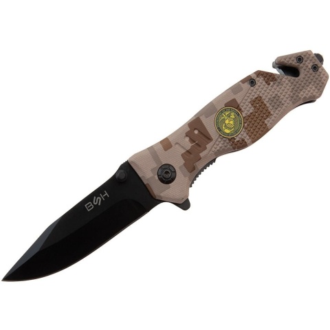 BSH Adventure Nóż ratowniczy, sprężynowy N-386D