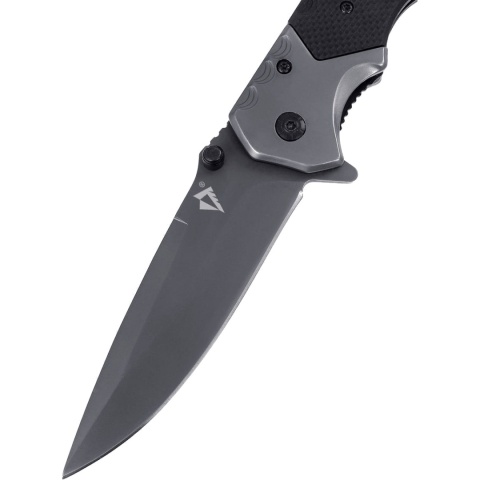 Dominator Nóż ratowniczy Szaro-czarny