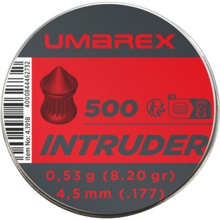 Umarex Śrut Intruder Pointed Ribbed 4.5mm 0,52g 500szt 4.1918